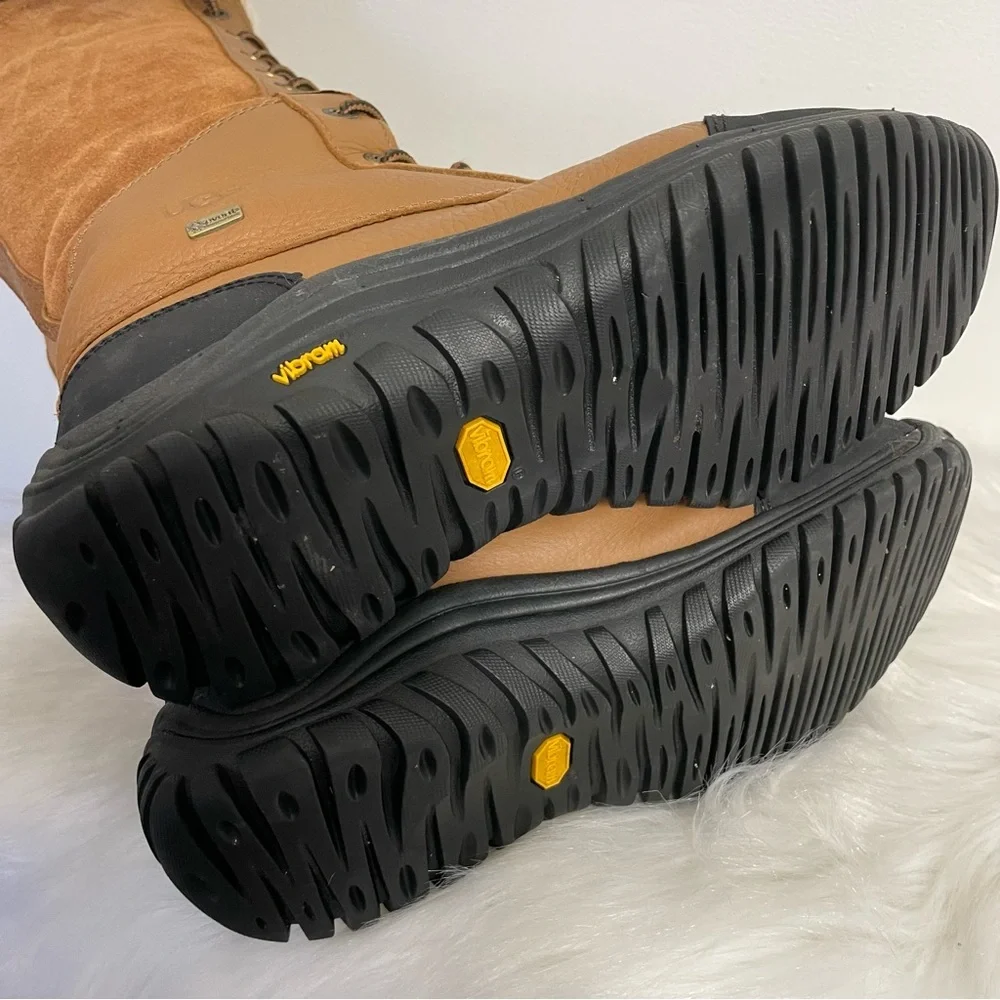 Ugg Adirondack Tall Winter Boot Shearling Vibram Outsole Size 8 - Picture 15 of 16